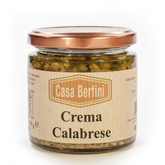 Crema calabrese ( Pesto di olive verdi ) Gr. 210 - Dolci calabresi - Sweetsinternationalsrls