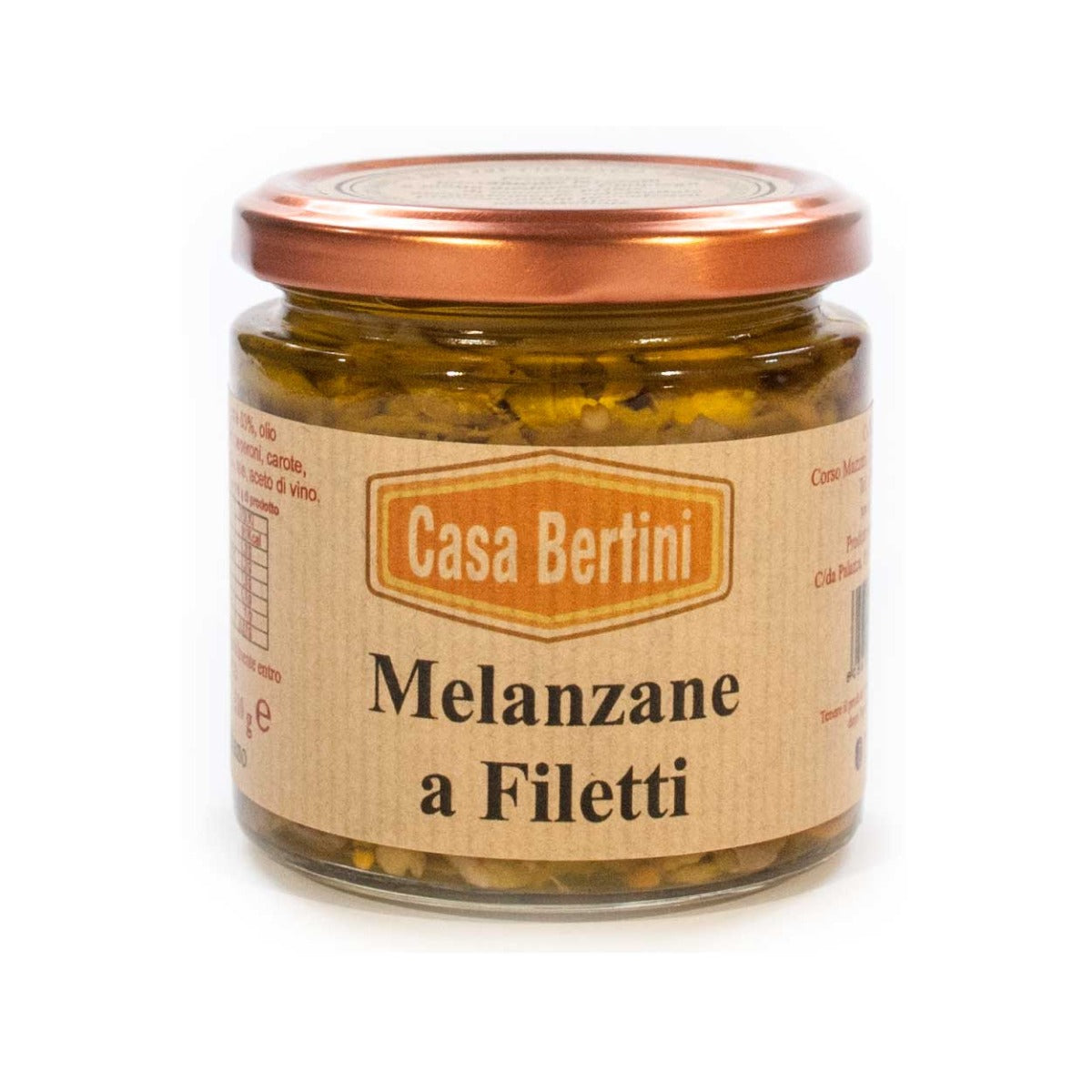 Melenzane a Filetti Gr. 210 - Dolci calabresi - Sweetsinternationalsrls